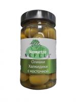 Оливки Халкидики с косточкой, 300гр., Греция